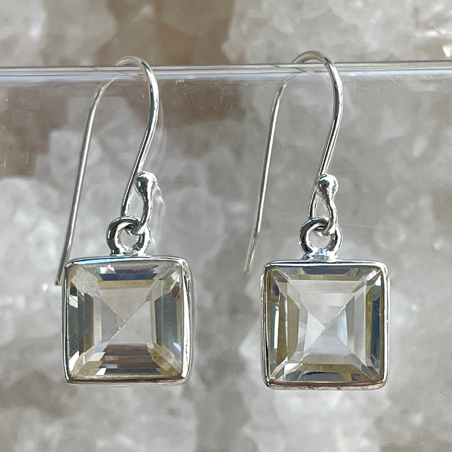 Clear Quartz Earrings - C Clear Quartz Earrings - C